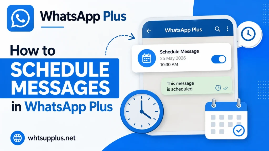 How to Schedule Messages in WhatsApp Plus
